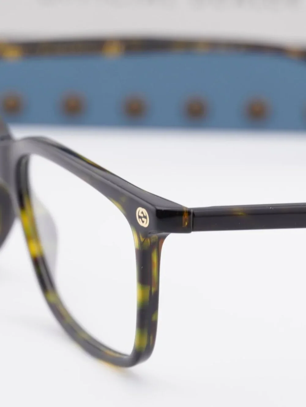 Gucci GG0094O 007 Rectangle Eyeglasses – Gloss Havana 54mm